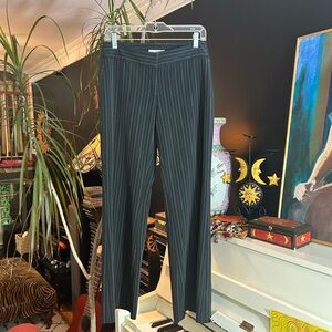 Smart Set Charcoal Pinstripe Trousers Size 7